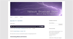 Desktop Screenshot of networkbroadcaststorm.com