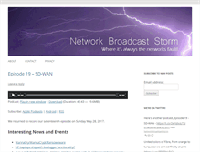 Tablet Screenshot of networkbroadcaststorm.com